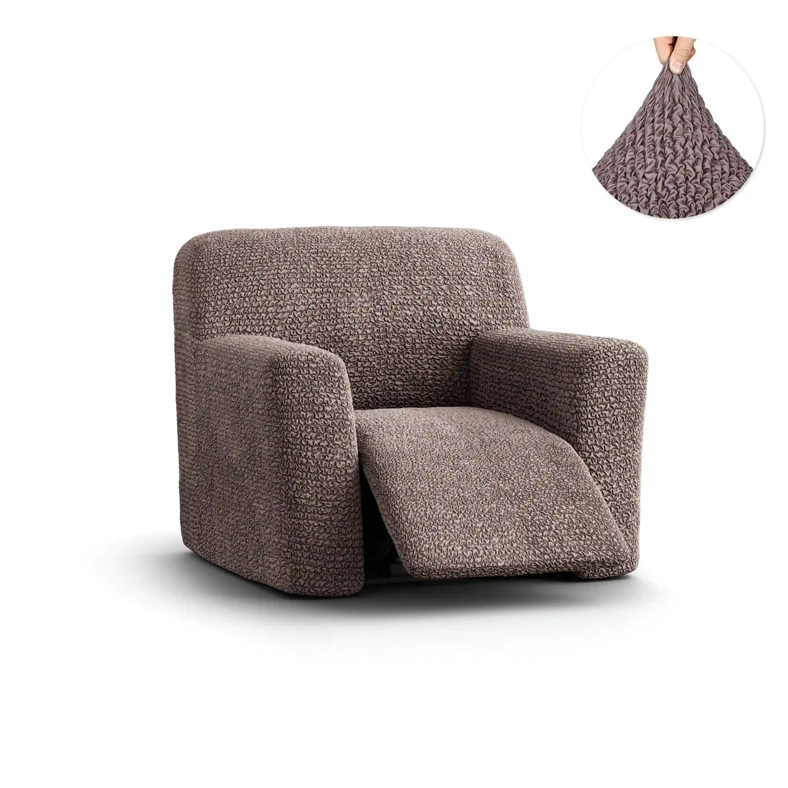 Recliner Chair Cover - Choco, Microfibra